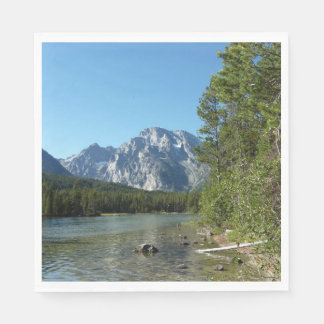 Leigh Lake at Grand Teton National Park Napkin