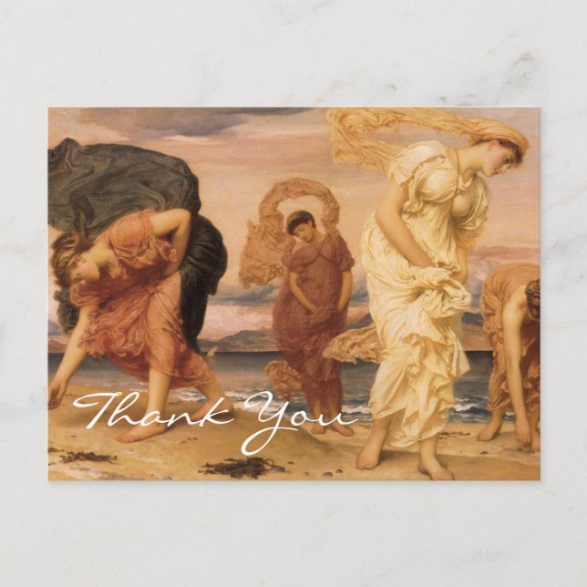 Leighton's Greek Girls Postcard (Front)