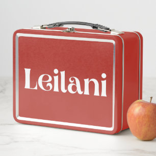 Leilani Metal Lunch Box