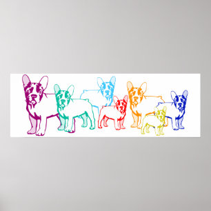 Leinwand Bullywelpen Poster