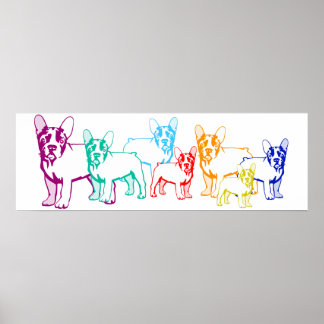 Leinwand Bullywelpen Poster