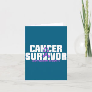 Leiomyosarcoma Cancer Survivor Fighter Awareness Card