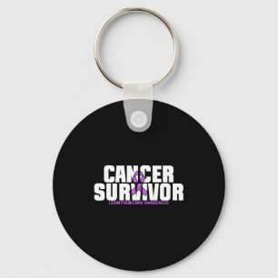 Leiomyosarcoma Cancer Survivor Fighter Awareness Key Ring