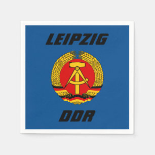 Leipzig, DDR - East Germany Napkin