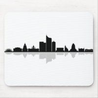 LEIPZIG Deutschland City Skyline Silhouette