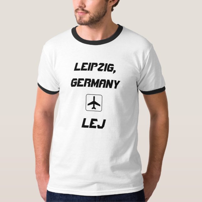 Leipzig, Germany Airport Code T-Shirt (Front)