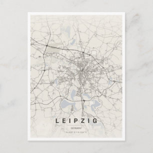 leipzig germany travel postcard