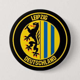 Leipzig Round Emblem 7.5 Cm Round Badge