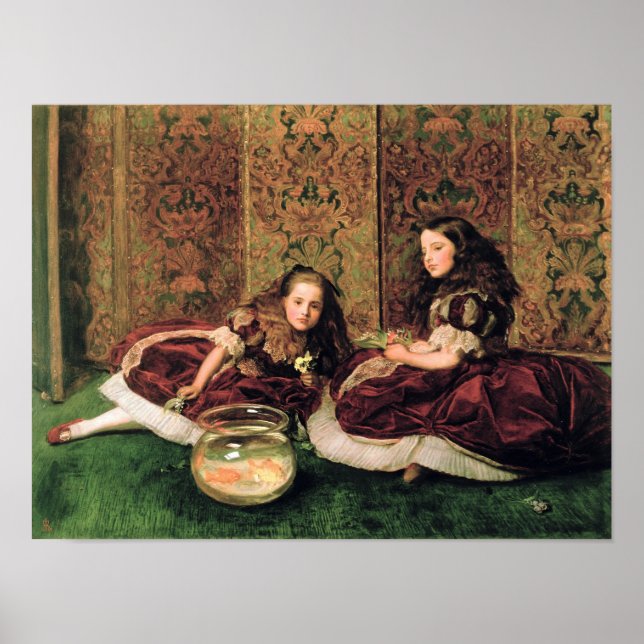 Leisure Hours, 1864 Poster (Front)