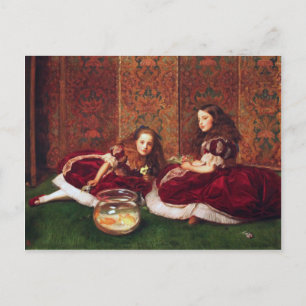 Leisure Hours - John Everett Millais Postcard