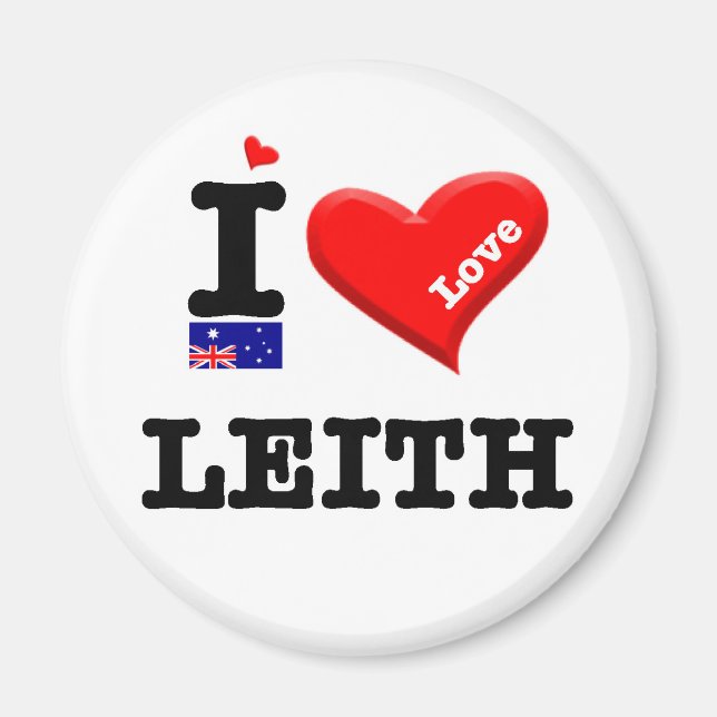 LEITH - I Love Magnet (Front)