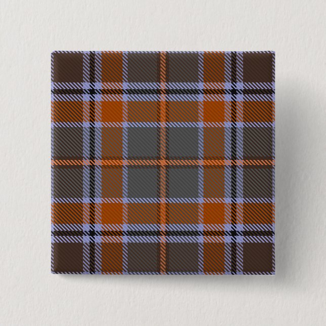 Leitrim County Irish Tartan 15 Cm Square Badge (Front)