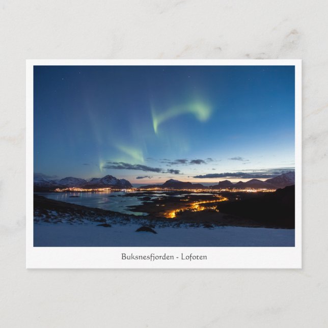Leknes Norway Postcard (Front)