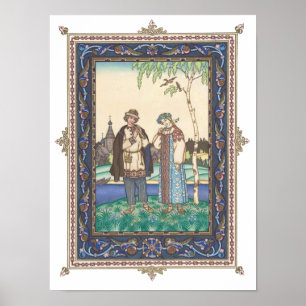 Lel & Snegurochka Russian Folktale Poster