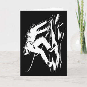 #lele Bergsteiger Mountain Climbing Rock Climber M Card