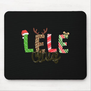 Lele Claus Xmas Happy Family New Santa Claus Chris Mouse Pad