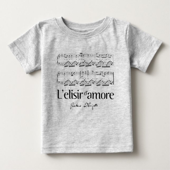 L'elisir d'amore 2 baby T-Shirt (Front)