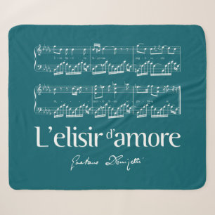 L'elisir d'amore 2 sherpa blanket