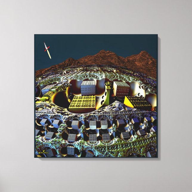 Lem Station Canvas Print (Front)