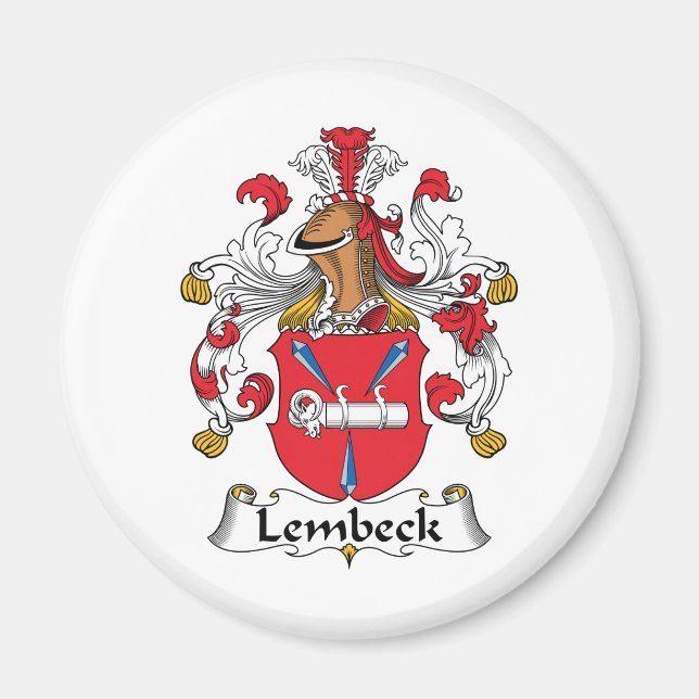 Lembeck Family Crest Magnet (Front)