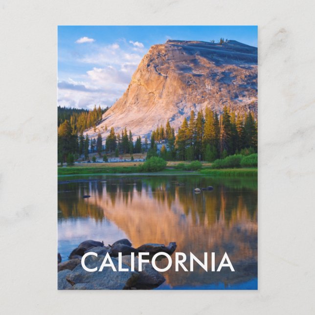 Lembert Dome scenic, California Postcard (Front)
