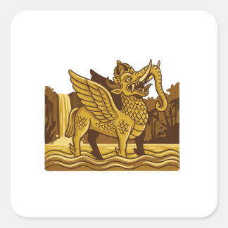 Lembuswana Square Sticker