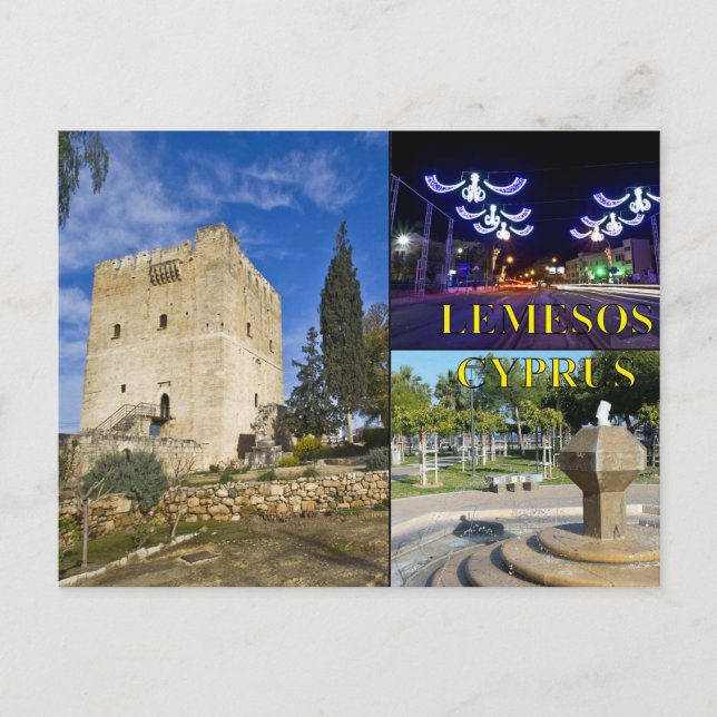 Lemessos Limassol Cyprus postcard (Front)