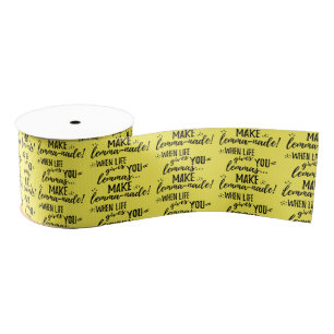 Lemma (Lemonade) Mathematics Linguistics Humour Grosgrain Ribbon