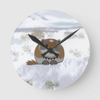 Lemming Lemming Lemming Lemming Round Clock