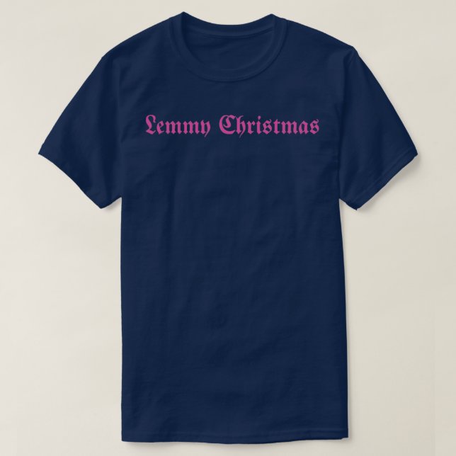 Lemmy Christmas pink T-Shirt (Design Front)
