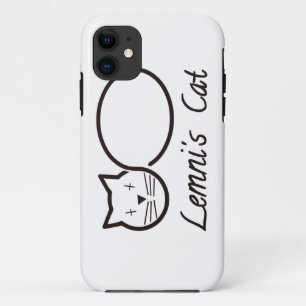 lemniscate the lemni cat iPhone 11 case