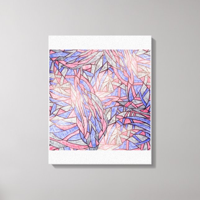 Lemohaco abstract art canvas  print (Front)
