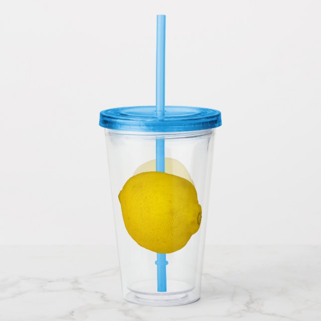 Lemon Acrylic Tumbler (Front)