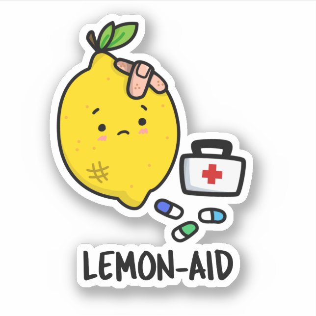 Lemon-aid Funny First Aid Lemon Pun  (Front)