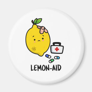 Lemon-aid Funny First Aid Lemon Pun Magnet