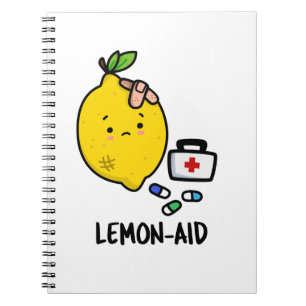 Lemon-aid Funny First Aid Lemon Pun  Notebook