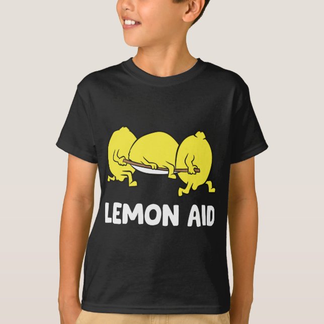 Lemon Aid Funny Lemonade Funny Lemons T-Shirt (Front)