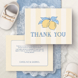 Lemon Amalfi Thank You Card