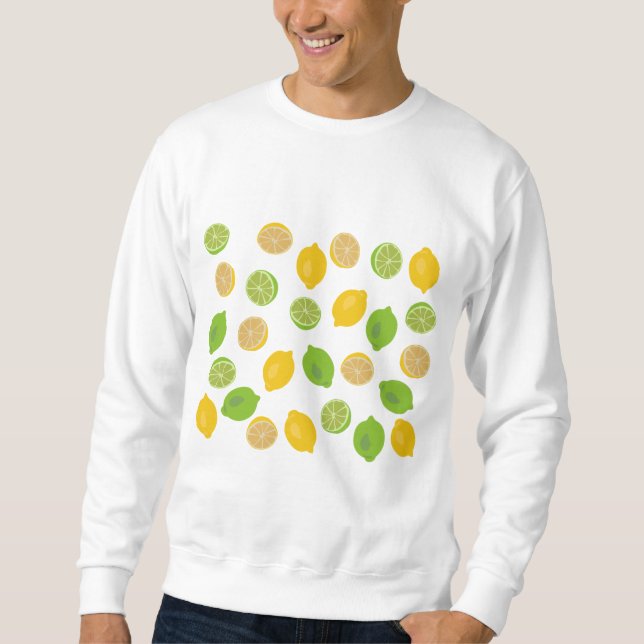 Lemon and Lime Pattern Sweatshirt (Front)
