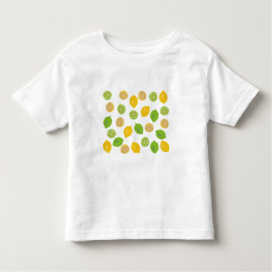 Lemon and Lime Pattern Toddler T-Shirt