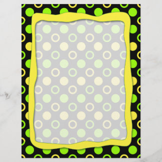 Lemon and Lime Rings and Polka Dots by STaylor
