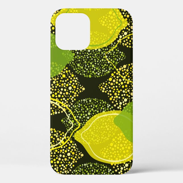 Lemon and lime seamless pattern. Case-Mate iPhone case (Back)
