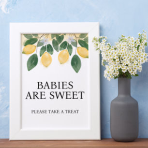 Lemon Babies are Sweet Baby Shower SIgn