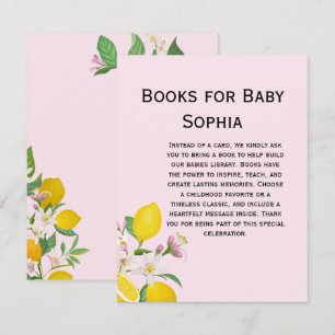 Lemon Baby Shower, Ciao Baby, Italian Theme Enclosure Card