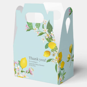 Lemon Baby Shower, Ciao Baby, Italian Theme  Favour Box