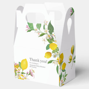 Lemon Baby Shower, Ciao Baby, Italian Theme  Favour Box