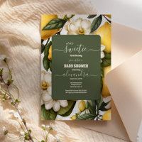 Lemon Baby Shower Sunshine Lemonade Summer Citrus