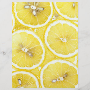 Lemon background flyer