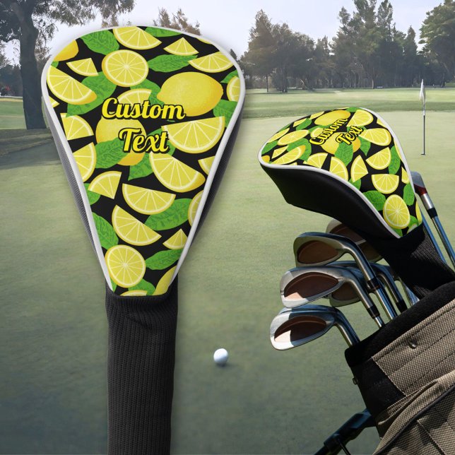 Lemon Background Golf Head Cover (Creator Uploaded)