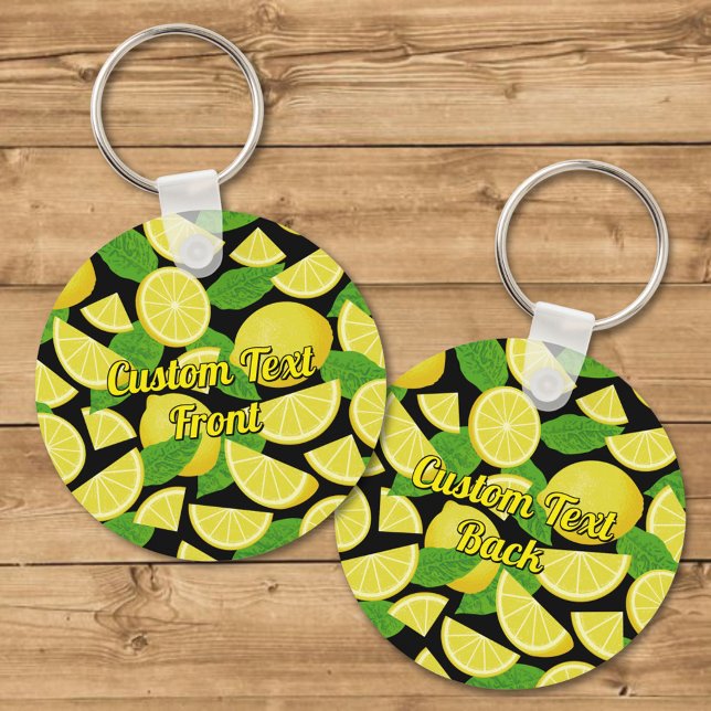 Lemon Background Key Ring (Creator Uploaded)